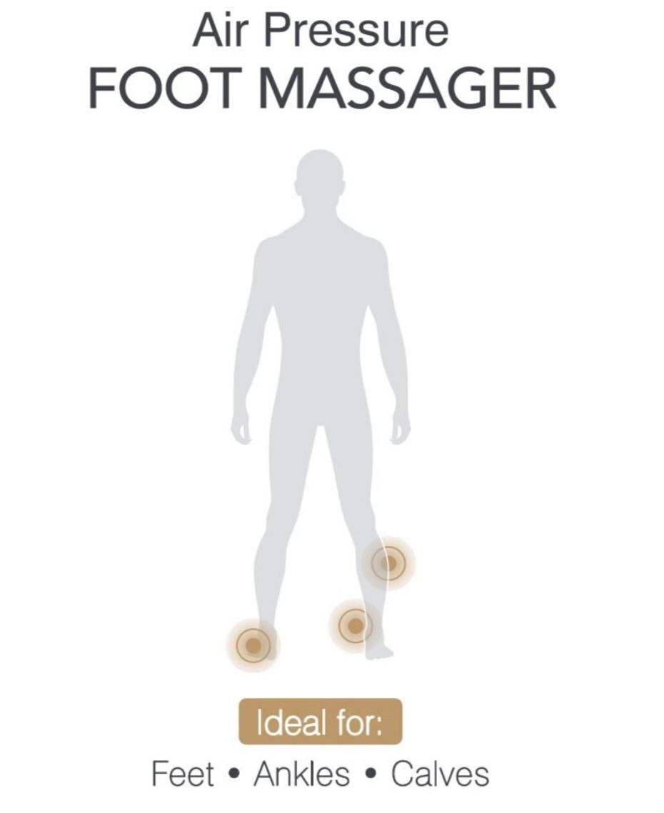 Wahl 3d shiatsu online air pressure foot massager